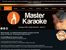 Tablet Screenshot of master-karaoke.de